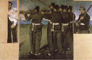 Edouard Manet The Execution of Emperor Maximilian painting